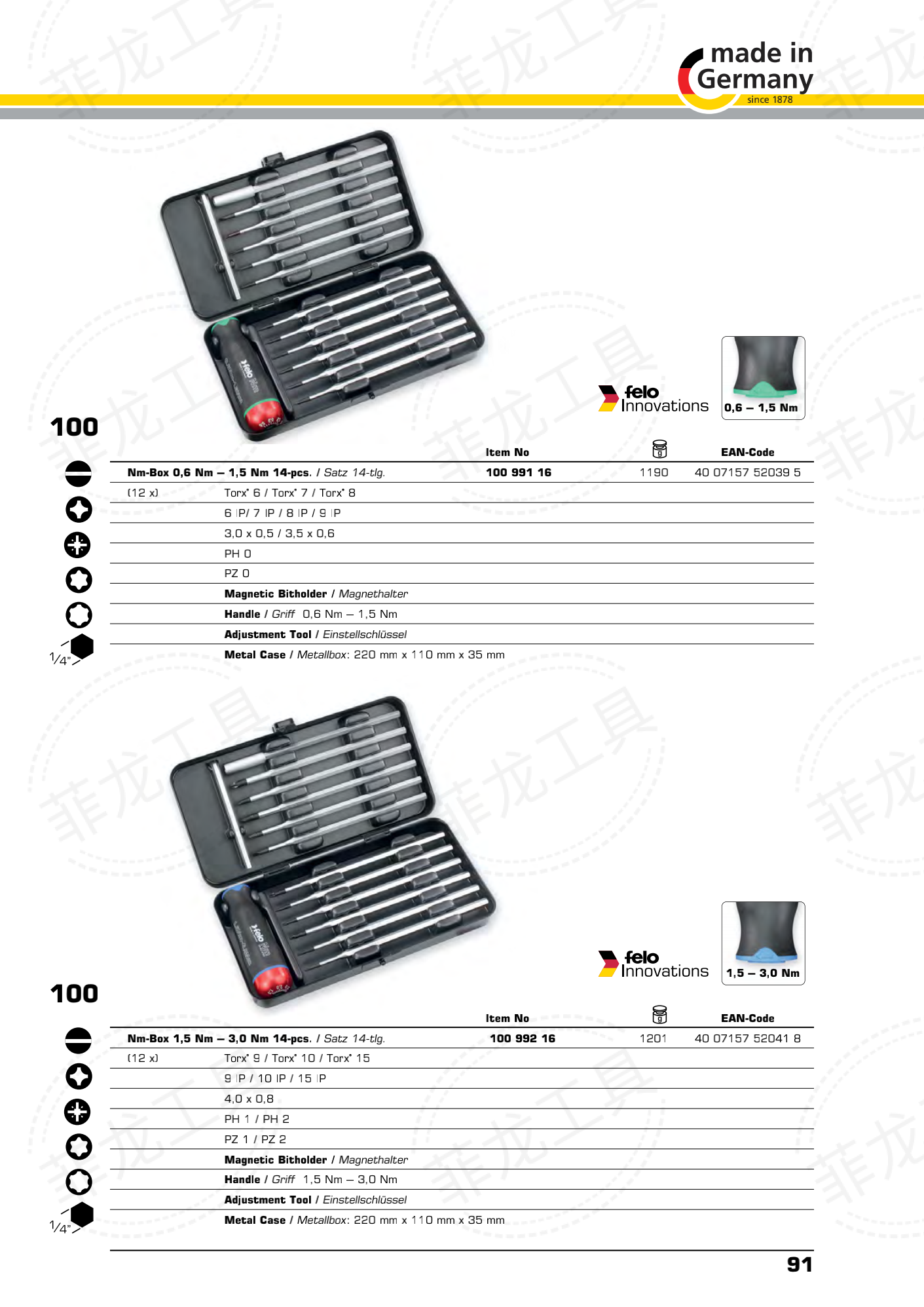 可预置扭矩力Nm系列